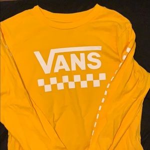 Vans Cropped Long Sleeve Tee